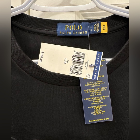 Polo Ralph Lauren Embossed Spell Out Crewneck Sweatshirt Sweater NWT Men’s Large - Picture 4 of 8